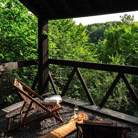 Hutstuf - The Fox & Private Outdoor Spa La-Roche-en-Ardenne Exterior photo