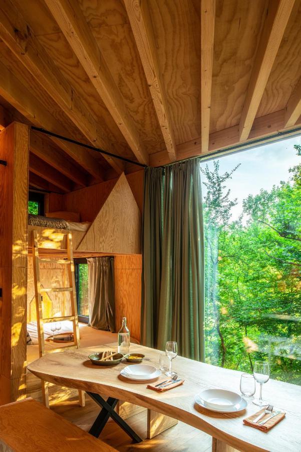 Hutstuf - The Fox & Private Outdoor Spa La-Roche-en-Ardenne Exterior photo