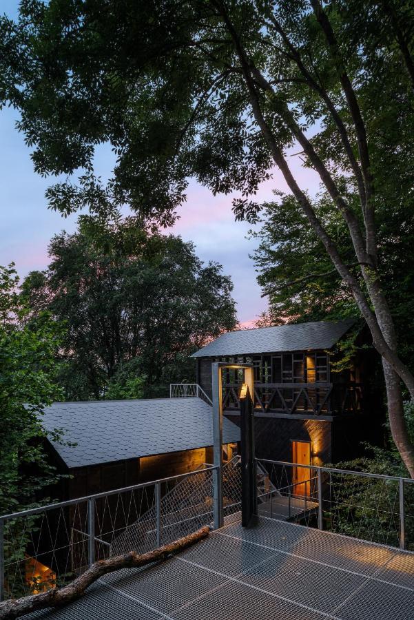 Hutstuf - The Fox & Private Outdoor Spa La-Roche-en-Ardenne Exterior photo